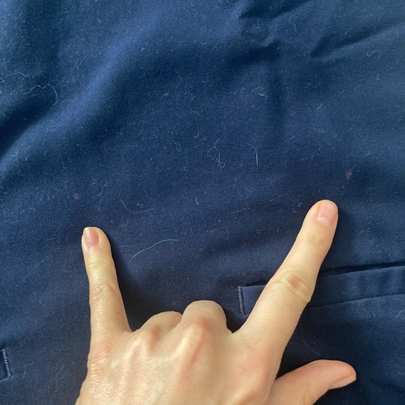 Figs Casma Three Pocket Scrub Top Size XS Navy Blue - Picture 4 of 5